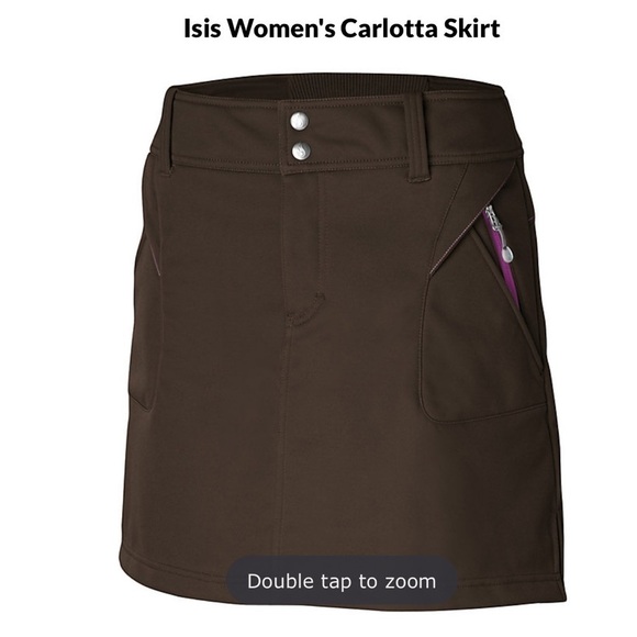 Isis Carlotta Skirt, Dark Roast color, size XS - Picture 9 of 9